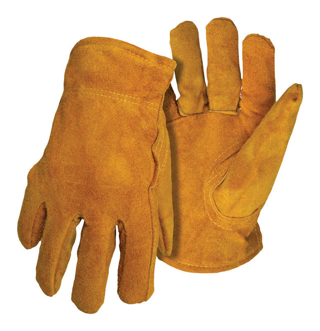 Boss Men's Indoor/Outdoor Driver Work Gloves Tan XL 1 pair