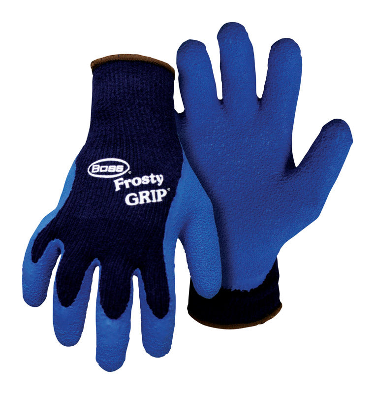 Boss Frosty Grip Men's Indoor/Outdoor Insulated String Gloves Blue XL 1 pair