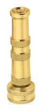 Gilmour Adjustable Twist Brass Heavy-Duty Hose Nozzle