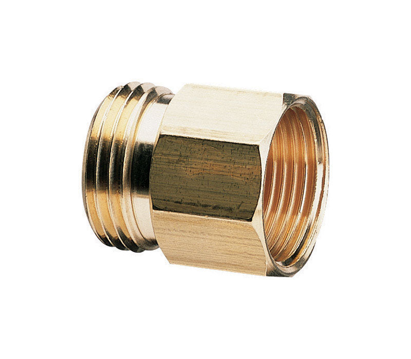 Gilmour 3/4 in. Brass Threaded Male/Female Hose Connector