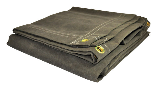 Foremost Dry Top 6 ft. W X 8 ft. L Heavy Duty Canvas Tarp Olive