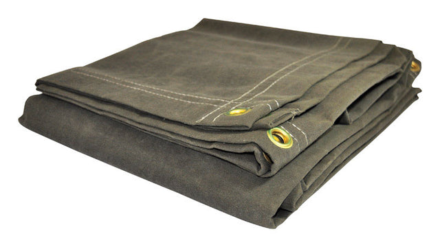 Foremost Dry Top 8 ft. W X 10 ft. L Heavy Duty Canvas Tarp Olive