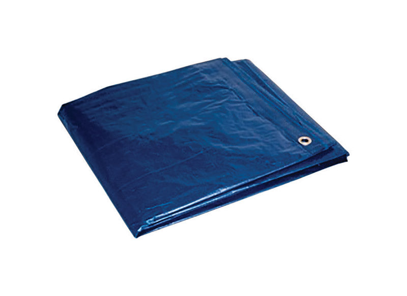 Foremost 6 ft. W X 8 ft. L Heavy Duty Polyethylene Tarp Blue