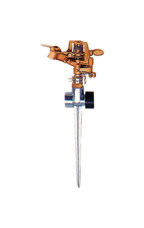 Rugg Zinc Spike Base Impulse Sprinkler