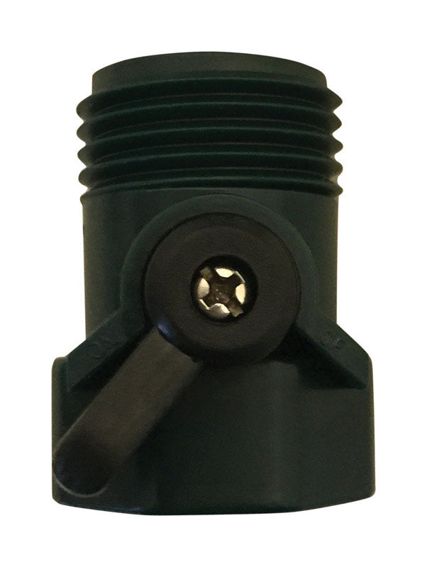 Rugg 3/4 in. Plastic Threaded Male Hose Shut-off Valve