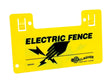 Gallagher Electric Fence Warning Sign Yellow