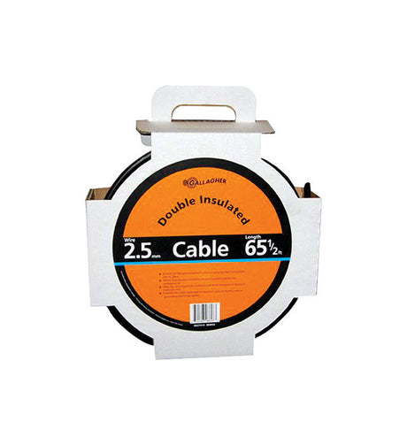 Gallagher Double Insulated Underground Cable Black