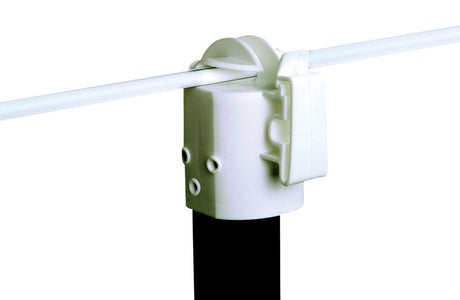 Gallagher T-Post Safety Cap and Insulator White