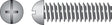 Hillman No. 6-32 X 2-1/2 in. L Combination Round Head Zinc-Plated Steel Machine Screws 100 pk