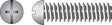 Hillman No. 6-32 X 3 in. L Combination Round Head Zinc-Plated Steel Machine Screws 100 pk