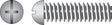 Hillman No. 8-32 X 3 in. L Combination Round Head Zinc-Plated Steel Machine Screws 100 pk