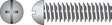 Hillman No. 10-32 X 2-1/2 in. L Combination Round Head Zinc-Plated Steel Machine Screws 100 pk