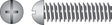 Hillman No. 1/4-20 X 3-1/2 in. L Combination Round Head Zinc-Plated Steel Machine Screws 100 pk