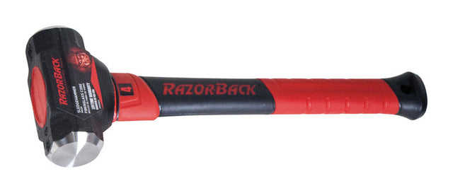 Razor-Back 4 lb Steel Sledge Hammer 15 in. Fiberglass Handle