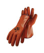 Boss Snow Shield Men's Indoor/Outdoor Coated Chemical Gloves Orange XL 1 pair