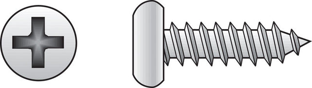 Hillman No. 14 X 2-1/2 in. L Phillips Pan Head Sheet Metal Screws 100 pk