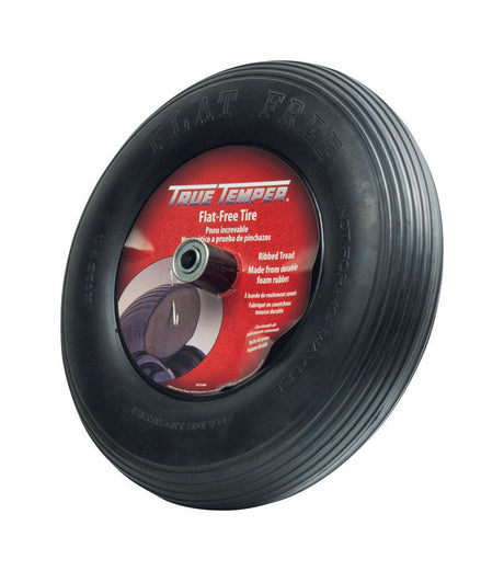 True Temper 8 in. D Wheelbarrow Tire Rubber 1 pk