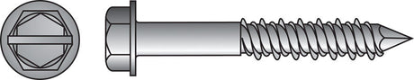 Hillman Tapper 1/4 in. D Steel Hex Head Concrete Screw Anchor 100 pk