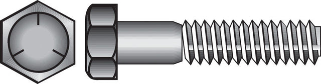 Hillman 5/16 in. D X 1-3/4 in. L Heat Treated Zinc Steel Hex Head Cap Screw 100 pk