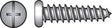 Hillman No. 8 X 5/8 in. L Phillips/Slotted Pan Head Sheet Metal Screws 100 pk