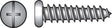 Hillman No. 8 X 1 in. L Phillips/Slotted Pan Head Sheet Metal Screws 100 pk