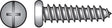 Hillman No. 14 X 1 in. L Phillips/Slotted Pan Head Sheet Metal Screws 100 pk