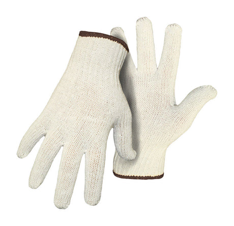 Boss Men's Indoor/Outdoor String Knit Reversible Work Gloves White L 1 pair