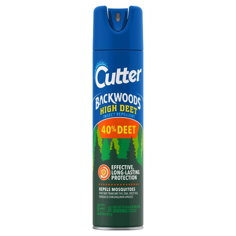 Cutter Backwoods High Deet Insect Repellent Liquid For Mosquitoes 7.5 oz