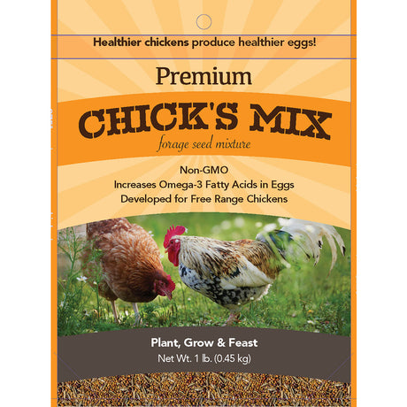 Barenbrug Chick's Mix Mixed Partial Shade/Sun Forage Seed 1 lb