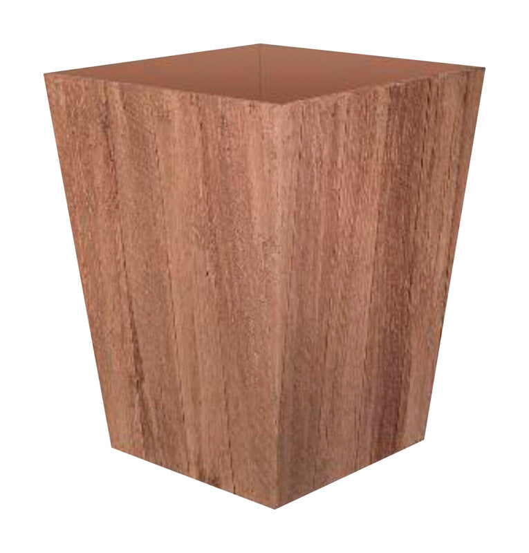 Suncast Farmington 18 in. H X 16 in. W X 16 in. D Resin Planter Brown