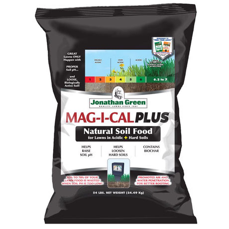 Jonathan Green Mag-I-Cal Plus Acidic Annual Program Lawn Fertilizer For All Grasses 15000 sq ft