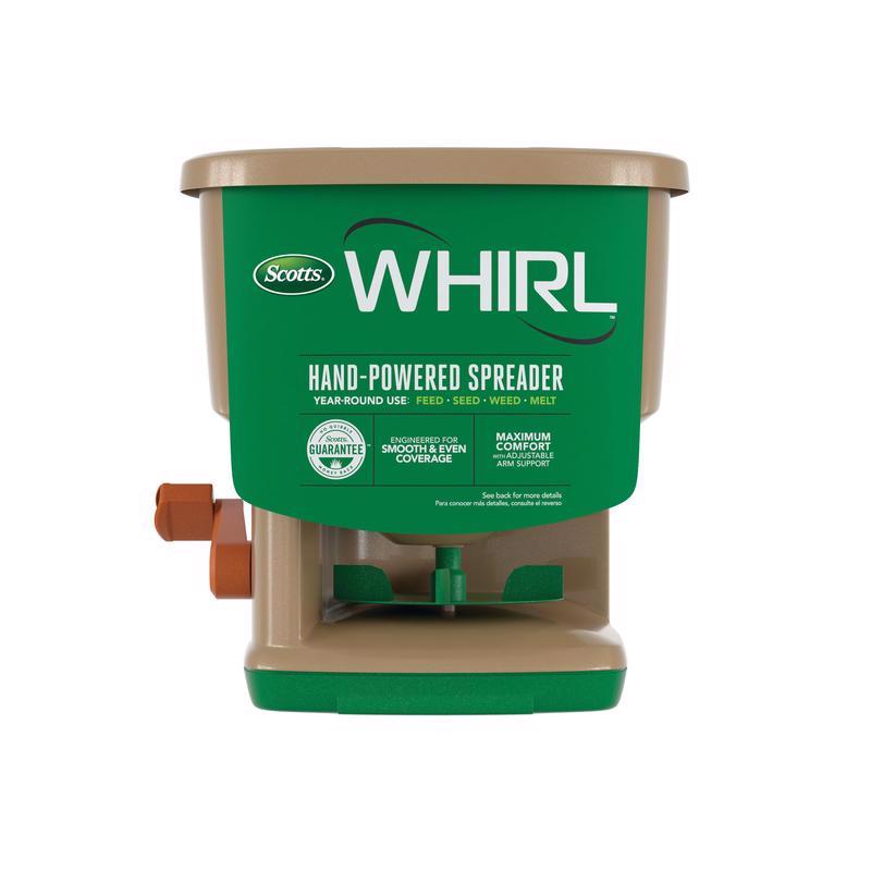 Scotts Whirl Handheld Spreader For Fertilizer/Ice Melt/Seed