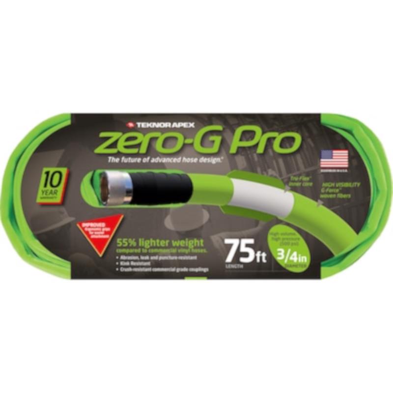 Teknor Apex Zero-G Pro 3/4 in. D X 75 ft. L Commercial Grade Garden Hose