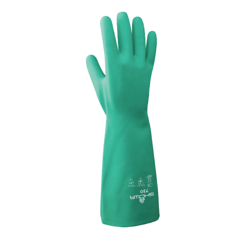 Atlas Unisex Indoor/Outdoor Chemical Gloves Green L 1 pair