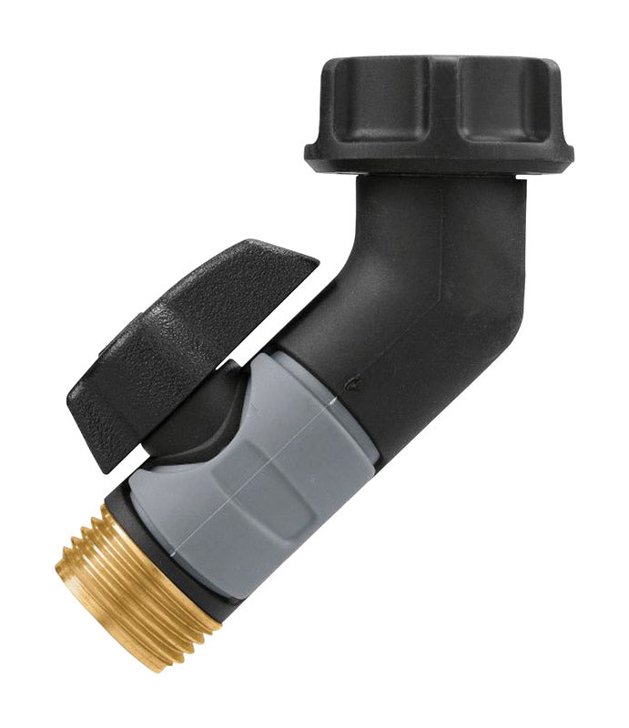 Orbit Pro Flo 3/4 in. Metal Threaded Female/Male Gooseneck Hose Adapter