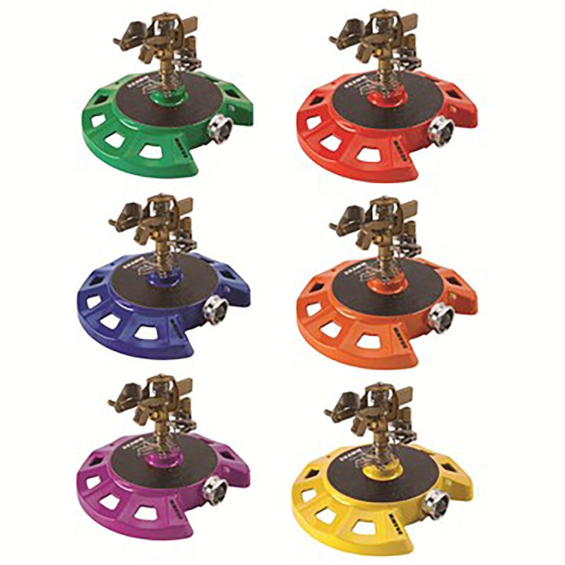 Dramm ColorStorm Metal Ring Base Impulse Sprinkler 5281 sq ft 6 pc