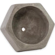 Avera Products 6 in. D Fiber Cement Polygon Planter Natural