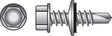 Hillman No. 12-14 X 2 in. L Hex Hex Washer Head Self- Drilling Screws 100 pk