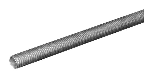 SteelWorks 12 in. L Zinc-Plated Steel Threaded Rod