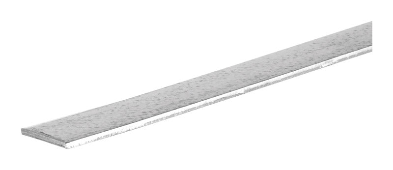 Steelworks 0.125 in. X 0.75 in. W X 48 in. L Galvanized Steel Flat Bar