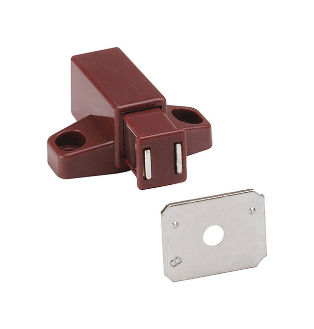 Amerock Brown Steel Magnetic Latch 1 pk