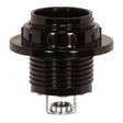 Threaded Socket With Ring - 1/8 IP Hickey - Screw Terminals - 2" Overall Height - 1-1/4" Diameter - 2-1/8" Outside Ring - 660W - 250V