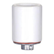 Keyless Porcelain Socket With Metal 1/4 IPS Cap - CSSNP Screw Shell - Glazed - 660W - 250V - 200 Bulk Master