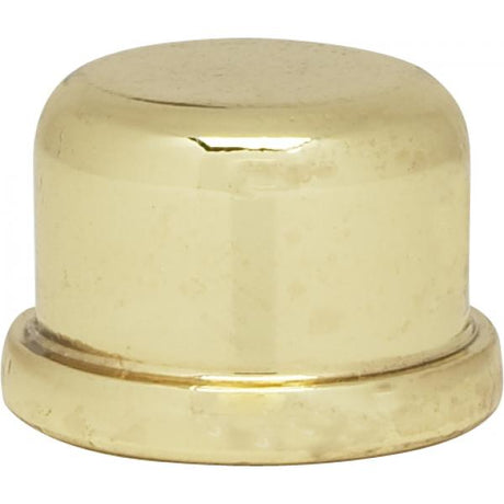 1/2" Finial - Zinc Die Cast 1/4-27 - Polished Brass Finish