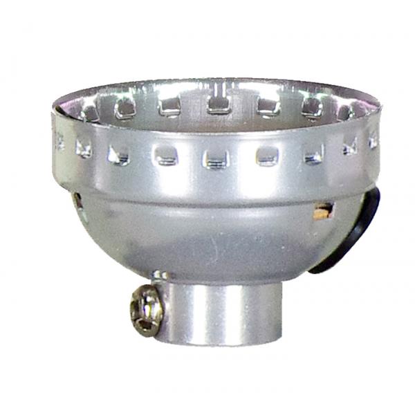 Aluminum Cap With Paper Liner - 1/8 IP With Set Screw - Nickel Finish