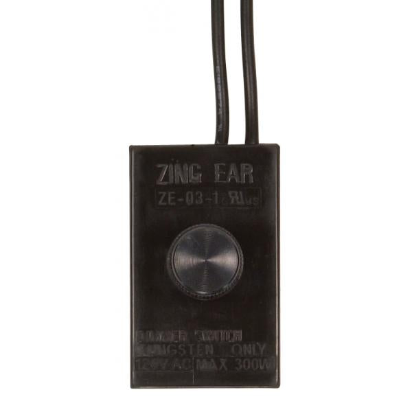 Full Range Table Lamp Dimmer Switch Phenolic Housing Black 300W Dimmer