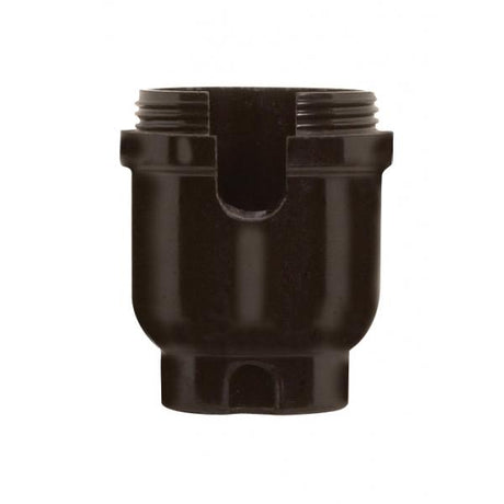 1/4 IP Cap Only - Phenolic - 1/2 Uno Thread - With Metal Bushing - Less Set Screw For Turn Knob And Pull Chain Sockets