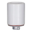 Keyless 3 Terminal Grounded Porcelain Socket With Metal Cap - 1/4 IPS Metal Cap - CSSNP Screw Shell - Glazed - 660W - 250V