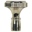 Solid Brass Knob - 4/36 Mandrel - Polished Nickel