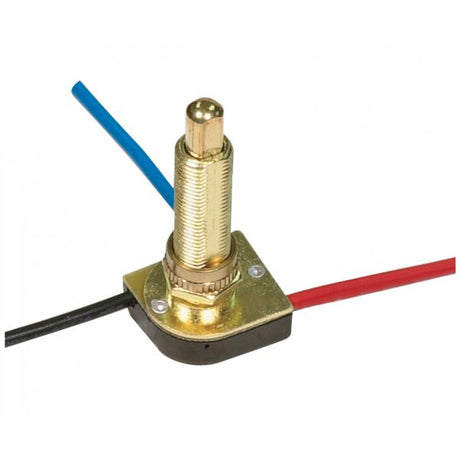 3-Way Metal Push Switch, Metal Bushing, 2 Circuit, 4 Position(L-1, L-2, L1-2, Off). Rated: 6A-125V, 3A-250V